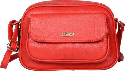 

aaimfa Women Casual Red PU Sling Bag