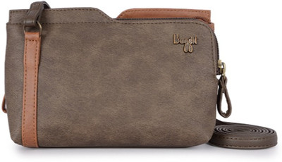 

Baggit Women Brown PU Sling Bag