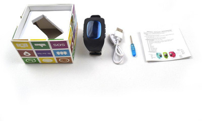 

Benison India ™ Anti-lost GPS Tracker SOS Call Location Finder Remote Monitor Pedometer Functions Parent Control Black Smartwatch(Black Strap Free Size)
