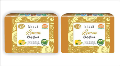 

KHADI MEGHDOOT AYURVEDIC LEMON BODY WASH 125 GM PACK OF 2(250 g, Pack of 2)