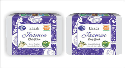 

KHADI MEGHDOOT AYURVEDIC JASMINE BODY WASH 125 GM PACK OF 2(250 g, Pack of 2)