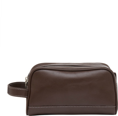 

Leather World Trendy Travel Toiletry Kit(Brown)