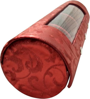 

DP_CRAFT Red Stylish Round Bangles Box With 3 partition Size : 30*8*8 Cm Vanity Case Vanity Box(Red)