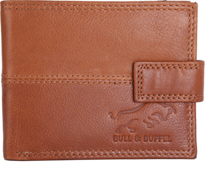 

BULL & BUFFEL Men Tan Genuine Leather Wallet(4 Card Slots), Tan-01