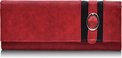

Fantosy Women Red Artificial Leather Wallet(4 Card Slots)