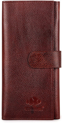 

The Clownfish Women Brown Genuine Leather Wallet(5 Card Slots)