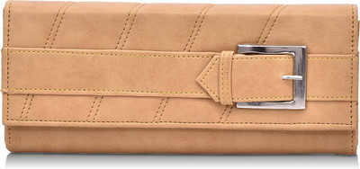 

Fantosy Women Beige Artificial Leather Wallet(4 Card Slots)