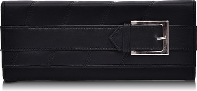 

Fantosy Women Black Artificial Leather Wallet(4 Card Slots)