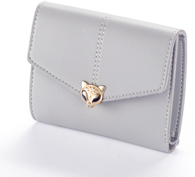 

Robustrion Women Multicolor Artificial Leather Wallet(5 Card Slots), Light grey