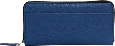

Leather World Girls Blue Genuine Leather Wallet(8 Card Slots), Light blue