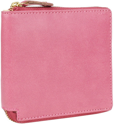 

FOSSO Girls Pink Artificial Leather Wallet(4 Card Slots)