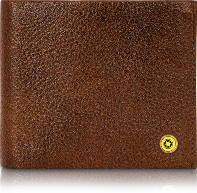 

POLLSTAR Men Tan Genuine Leather Wallet(5 Card Slots)