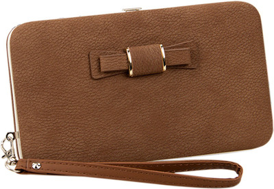 

Robustrion Women Brown Artificial Leather Wallet(7 Card Slots)
