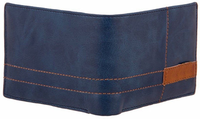 

FOSSO Men Blue Artificial Leather Wallet(6 Card Slots)