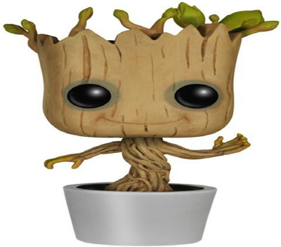 

Funko Dancing Groot Bobble Action Figure(Brown)