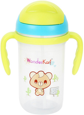 

WonderKart Child Sipper With Handle - 350 ml(Green)