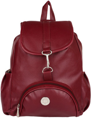 

Fulgor Women's Stylish Handbag Backpack Maroon 10 L Backpack(Maroon)