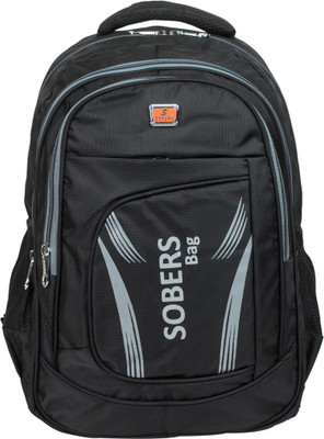 

SOBERS contemporary 40 L Backpack(Black), Black;grey