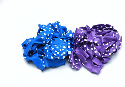 

zeonely mart Printed (dark blue & purple) colour Polka Dot Balloons -pack of 100 Balloon(Multicolor, Pack of 100)