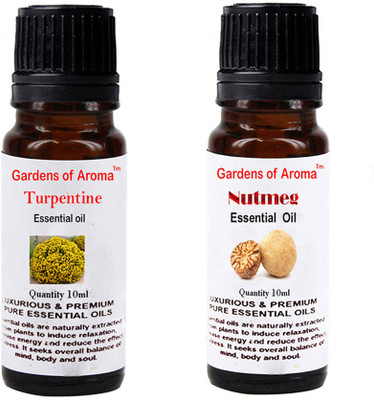 

Gardens Of Aroma Turpentine Essential Oil And Nutmeg Essential Oil(20 ml)