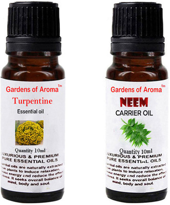 

Gardens Of Aroma Turpentine Essential Oil And Neem Carrier Oil(20 ml)