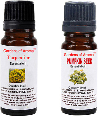 

Gardens Of Aroma Turpentine Essential Oil And Pumkinseed Essential Oil(20 ml)