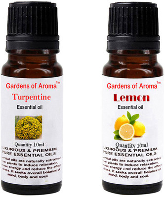 

Gardens Of Aroma Turpentine Essential Oil And Lemon Essential Oil(20 ml)