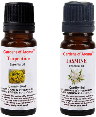 

Gardens Of Aroma Turpentine Essential Oil And Jasmine Essential Oil(20 ml)