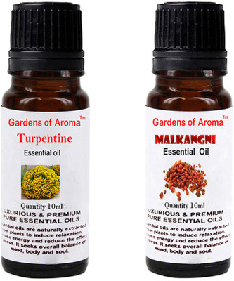 

Gardens Of Aroma Turpentine Essential Oil And Malkangani Essential Oil(20 ml)