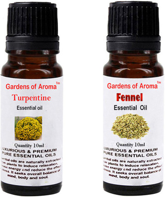 

Gardens Of Aroma Turpentine Essential Oi And Fennel Essential Oil(20 ml)