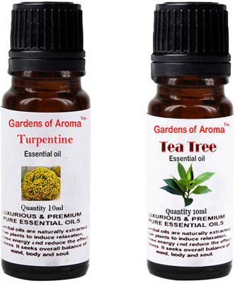 

Gardens Of Aroma Turpentine Essential Oil And Tea Tree Essential Oil(20 ml)