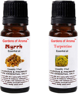 

Gardens Of Aroma Myrrh Essential Oil And Turpentine Essential Oil(20 ml)