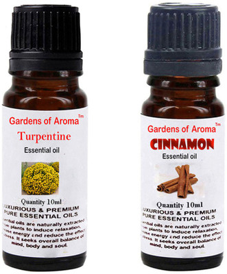 

Gardens Of Aroma Turpentine Essential Oil And Cinnamon Essential Oil(20 ml)
