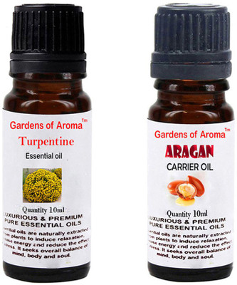 

Gardens Of Aroma Turpentine Essential Oil And Argan Carrier Oil(20 ml)