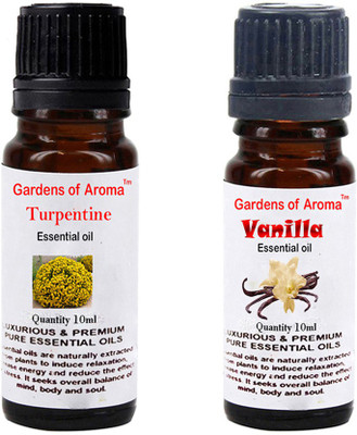 

Gardens Of Aroma Turpentine Essential Oil And Vanilla Essential Oil(20 ml)