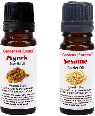 

Gardens Of Aroma Myrrh Essential Oil And Sesame Carrier Oil(20 ml)