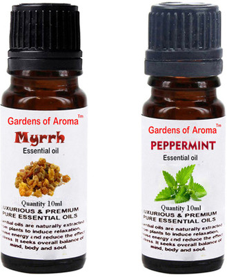 

Gardens Of Aroma Myrrh Essential Oil And Peppermint Essential Oil(20 ml)