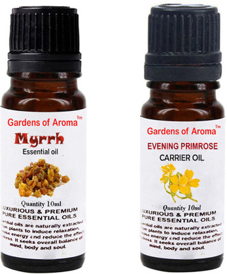 

Gardens Of Aroma Myrrh Essential Oil And Evening primrose Carrier Oil(20 ml)