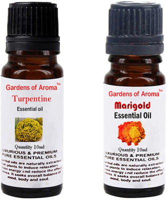 

Gardens Of Aroma Turpentine Essential Oil And Marigold Essential Oil(20 ml)