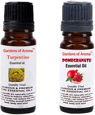 

Gardens Of Aroma Turpentine Essential Oil And Pomegranate Essential Oil(20 ml)