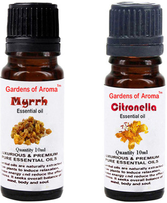

Gardens Of Aroma Myrrh Essential Oil And Citronella Essential Oil(20 ml)