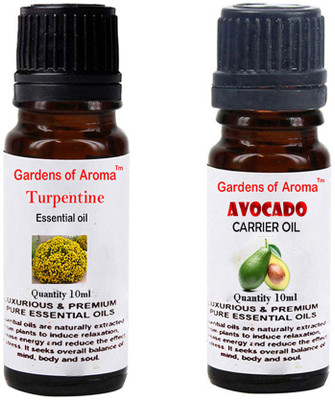 

Gardens Of Aroma Turpentine Essential Oil And Avocado Carrier Oil(20 ml)