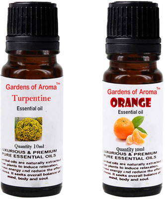 

Gardens Of Aroma Turpentine Essential Oil And Orange Essential Oil(20 ml)