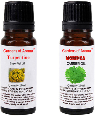 

Gardens Of Aroma Turpentine Essential Oil And Moringa Essential Oil(20 ml)