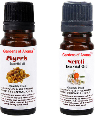 

Gardens Of Aroma Myrrh Essential Oil And Neroli Essential Oil(20 ml)