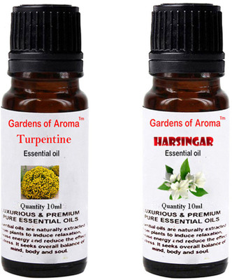 

Gardens Of Aroma Turpentine Essential Oil And Harshingar Essential Oil(20 ml)