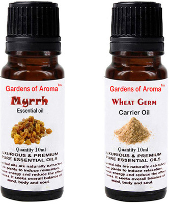 

Gardens Of Aroma Myrrh Essential Oil And Wheat germ Carrier Oil(20 ml)