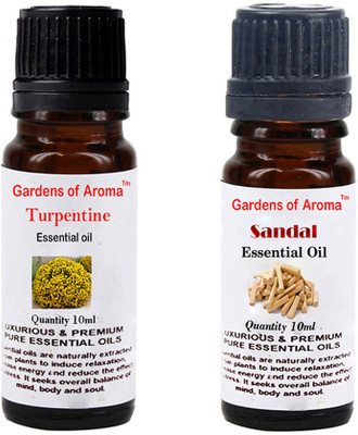 

Gardens Of Aroma Turpentine Essential Oil And Sandal Essential Oil(20 ml)