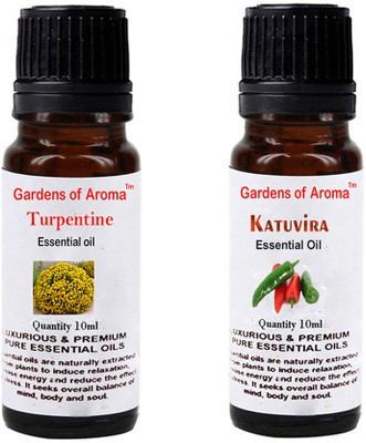 

Gardens Of Aroma Turpentine Essential Oil And Katuvira Essential Oil(20 ml)