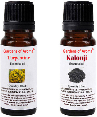 

Gardens Of Aroma Turpentine Essential Oil And Kalonji Essential Oil(20 ml)